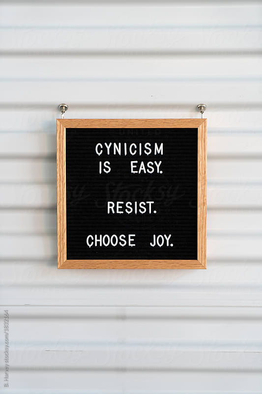 cynicism is easy