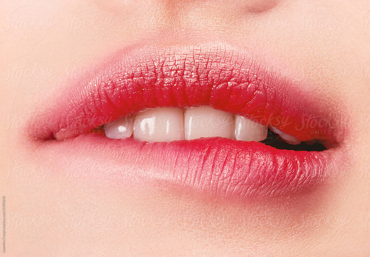 Juicy Lips Closeup By Stocksy Contributor Ohlamour Studio Stocksy