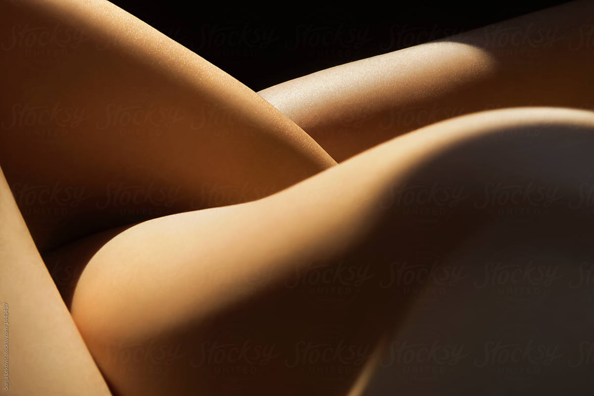Naked Body Composition In Light And Shadows By Stocksy Contributor