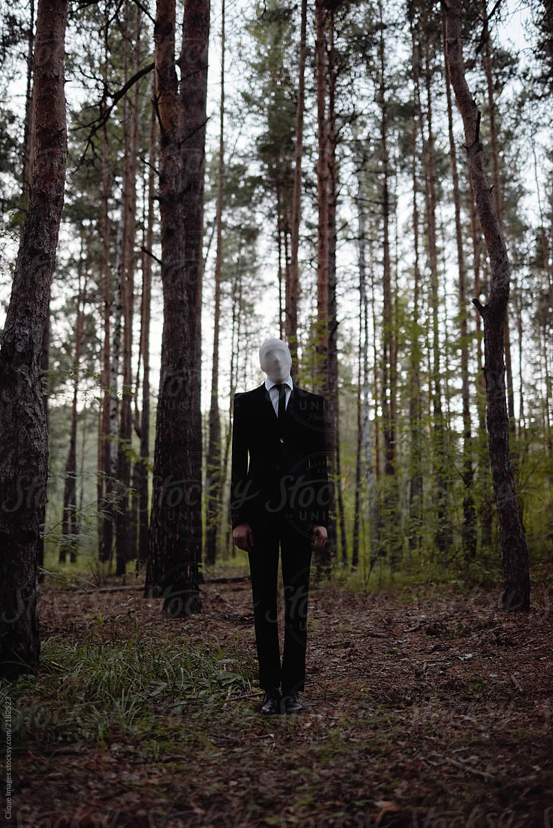 Mysterious Person In The Woods By Stocksy Contributor Clique Images