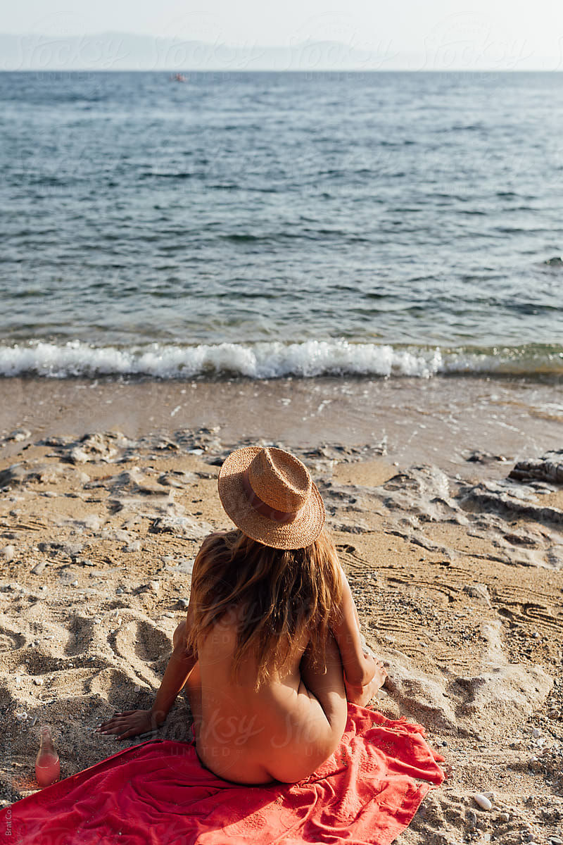 Nude Woman On The Beach by Stocksy Contributor Brat Co - Stocksy