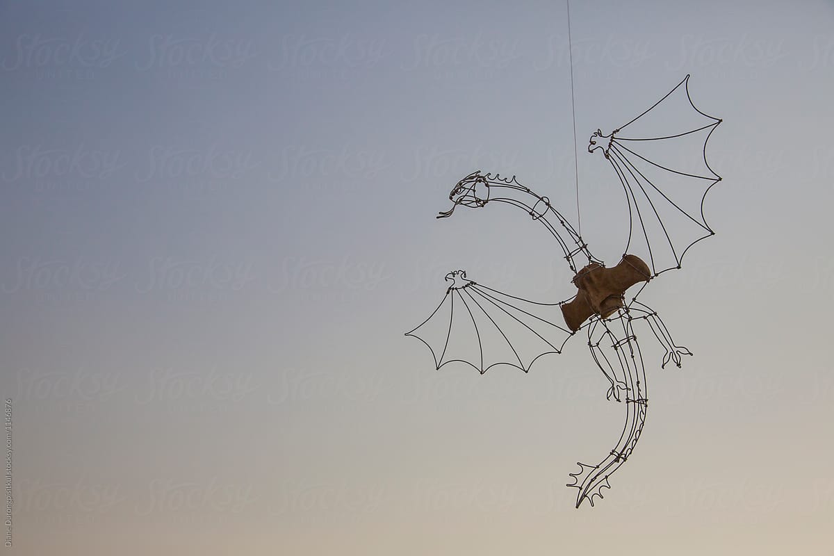 Wire Fish Sculptures At Sunset by Stocksy Contributor Diane  Durongpisitkul - Stocksy