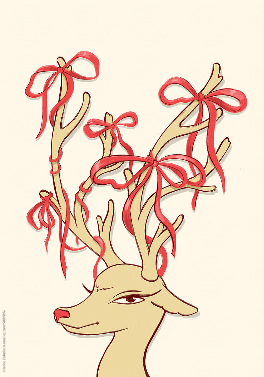 Christmas deer.