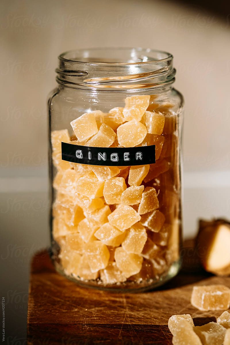 Sweet Organic Crystallized Ginger Candy