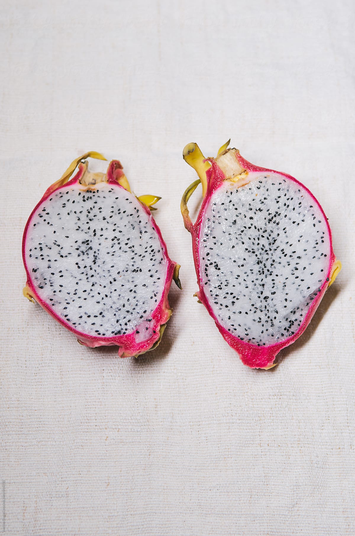 Dragon fruit with copyspace