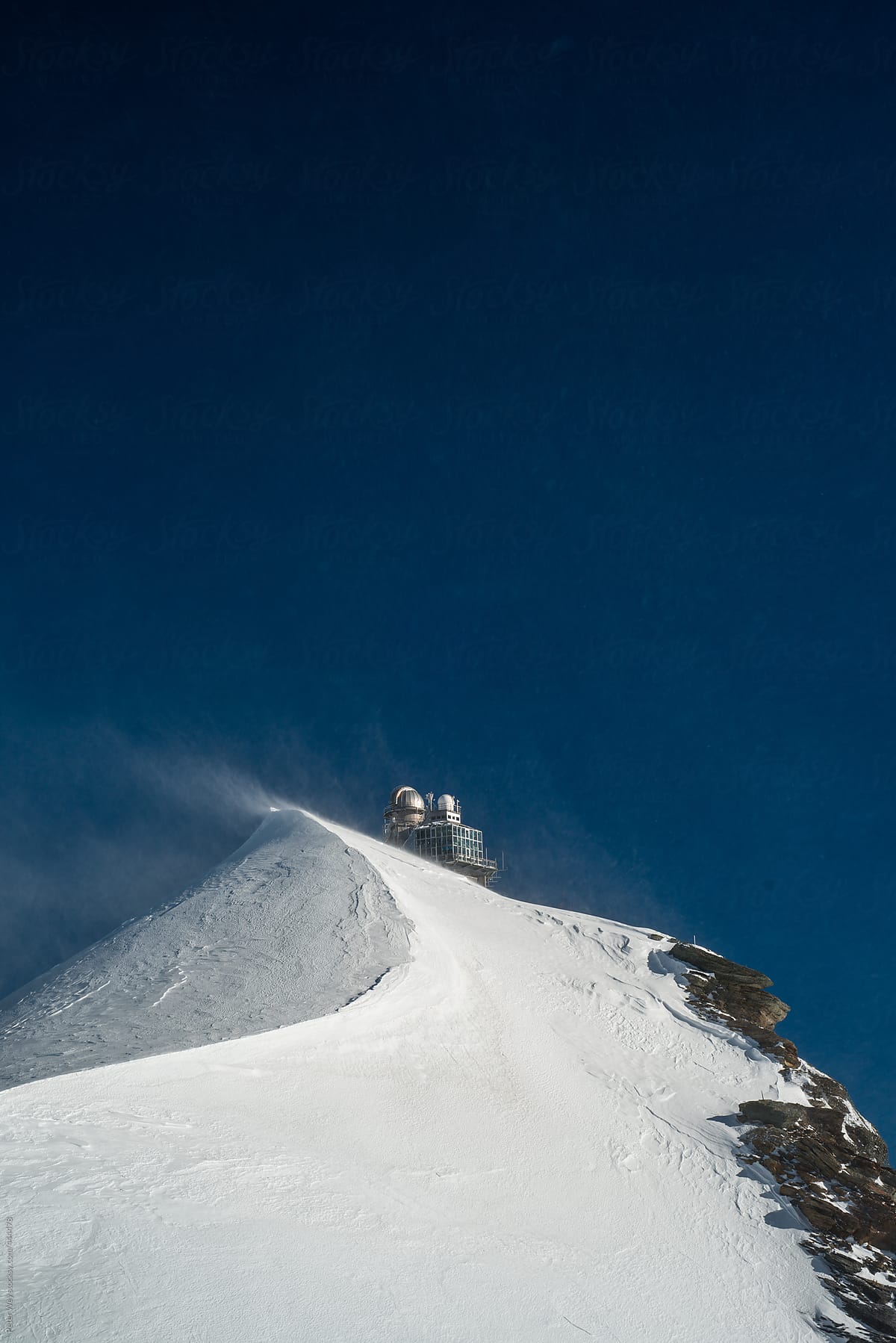Jungfraujoch mountain peak