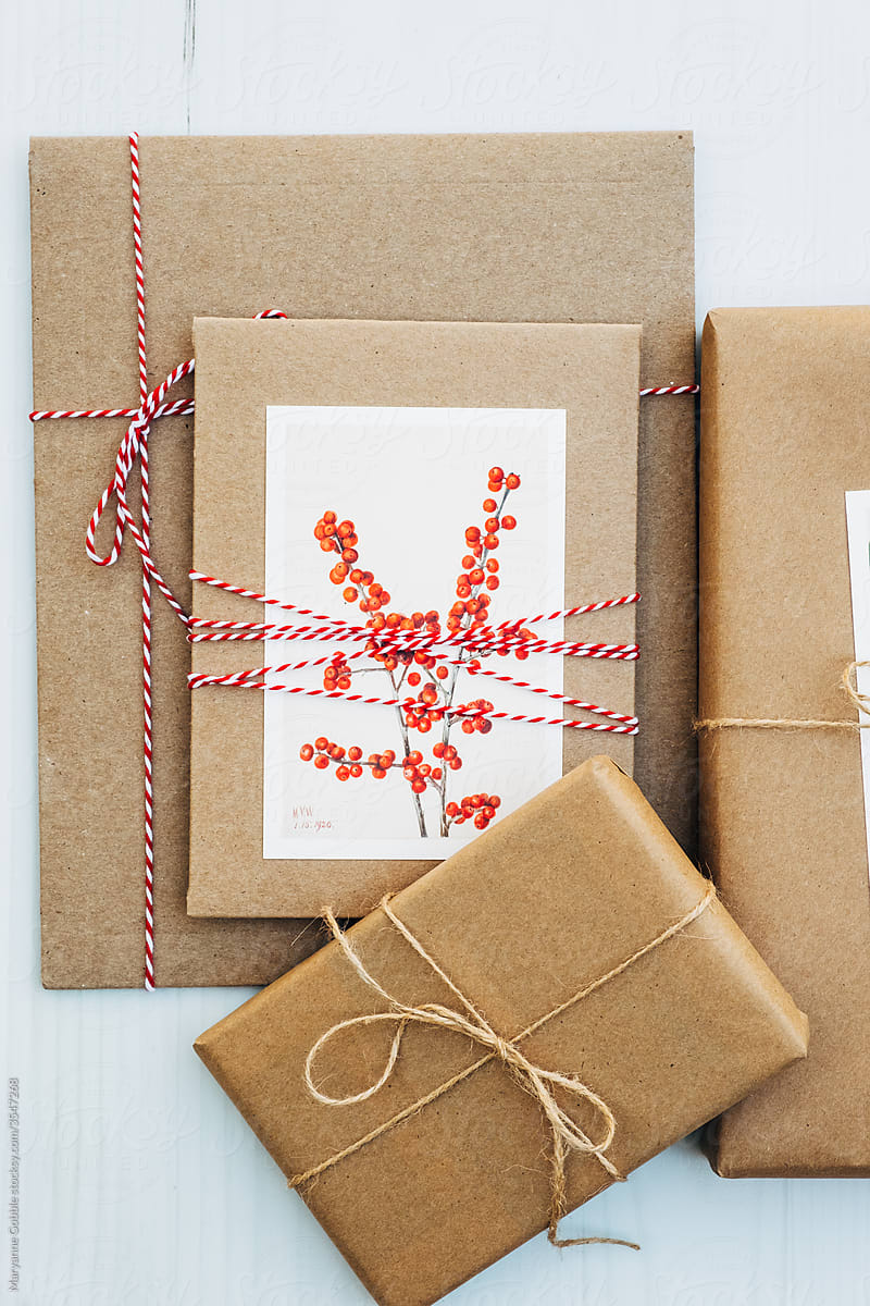 Holiday Time Brown Kraft Wrapping Paper, Christmas, Natural, DIY, 30 I –  dealwake
