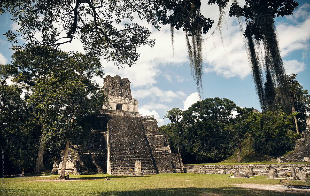 Amazing maya pyramid
