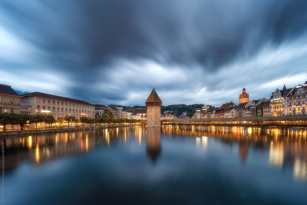 The city of Lucerne in Switzerland