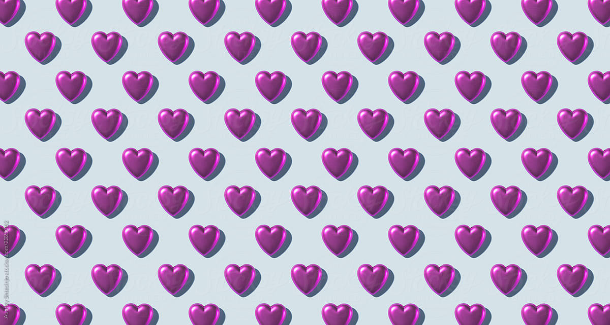 Hearts pattern