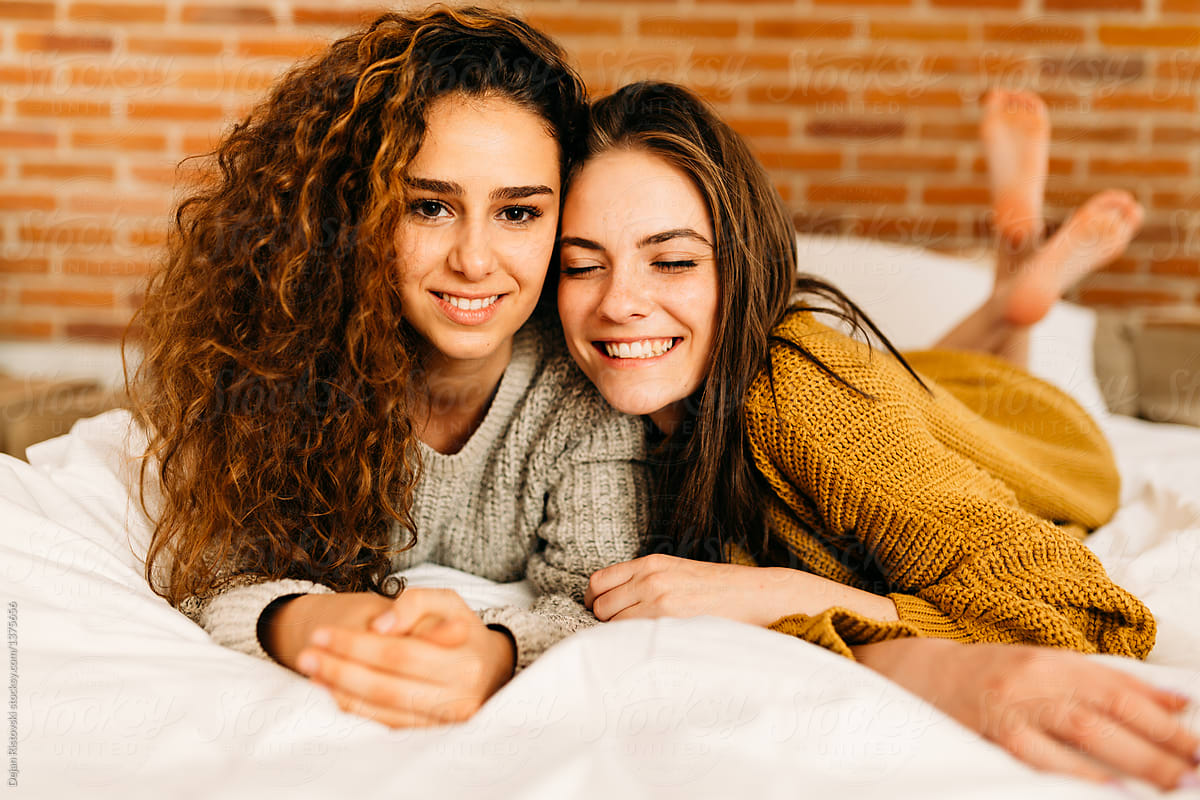 Two Girl Smiling And Having Great Time By Dejan Ristovski 8724