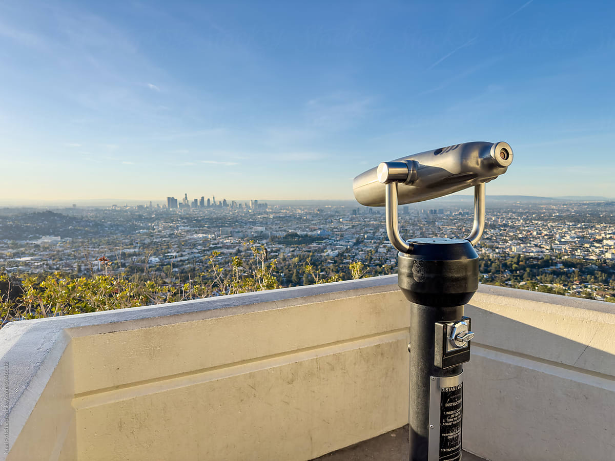 The Griffith Observatory Lookouts Over Los Angeles