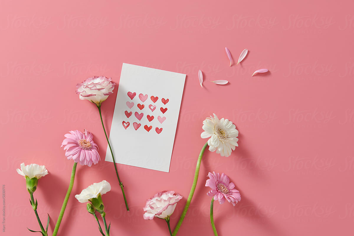 Design concept of Valentine\'s day holiday greeting card