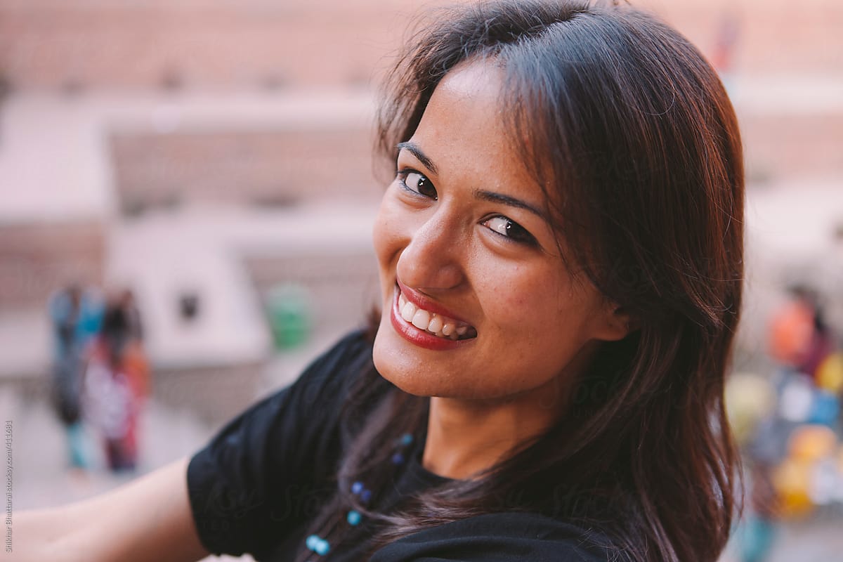 Beautiful Asian Girl Smiling By Stocksy Contributor Shikhar 