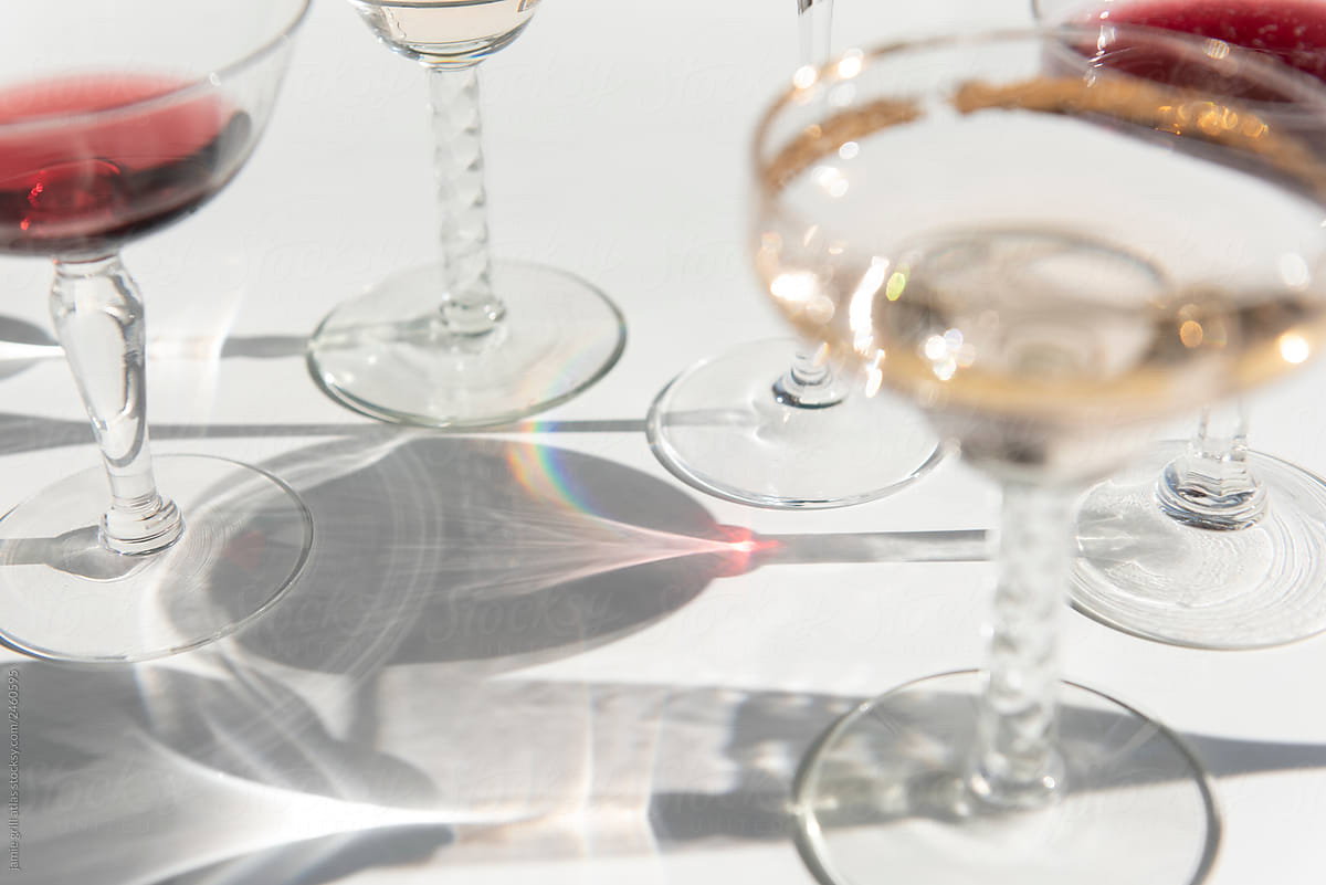 Elegant Wine Glasses by Stocksy Contributor Jamie Grill Atlas