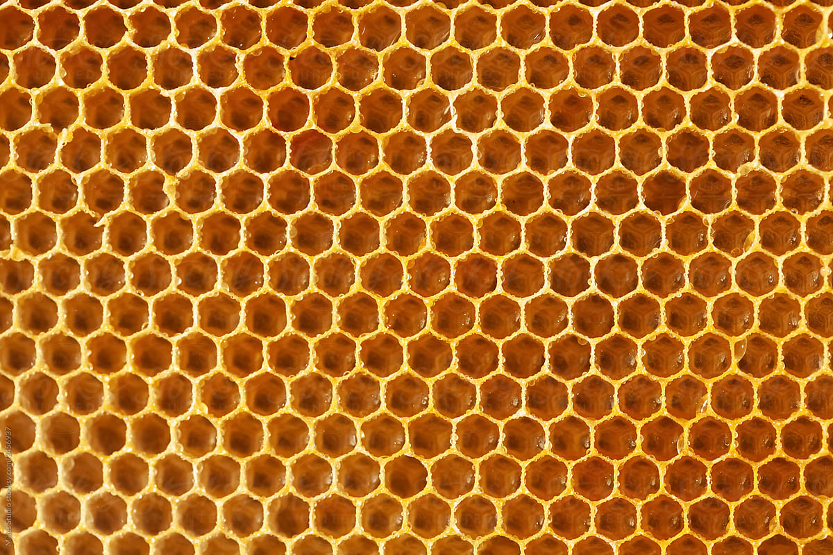 Background of honeycombs structure