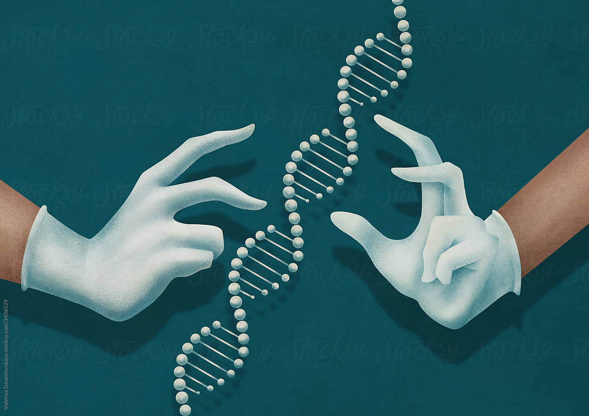 genomics experiment illustration