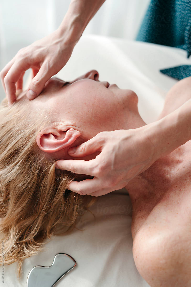 Scalp massage procedure.