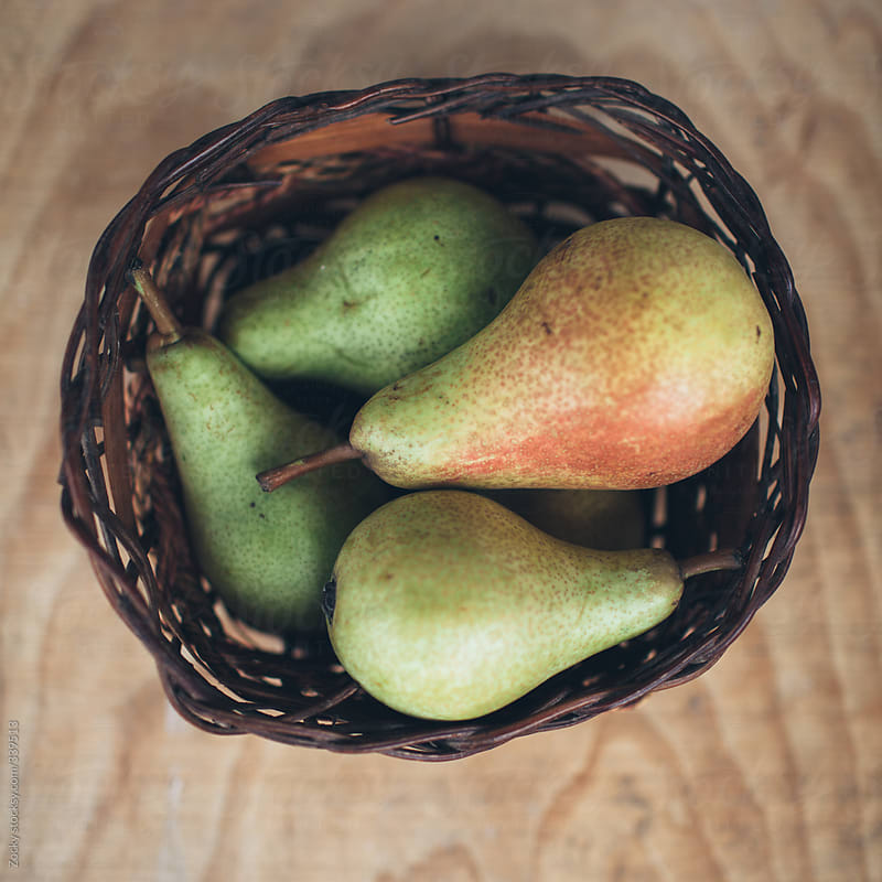 Fresh ripe pears by Zocky - Stocksy United