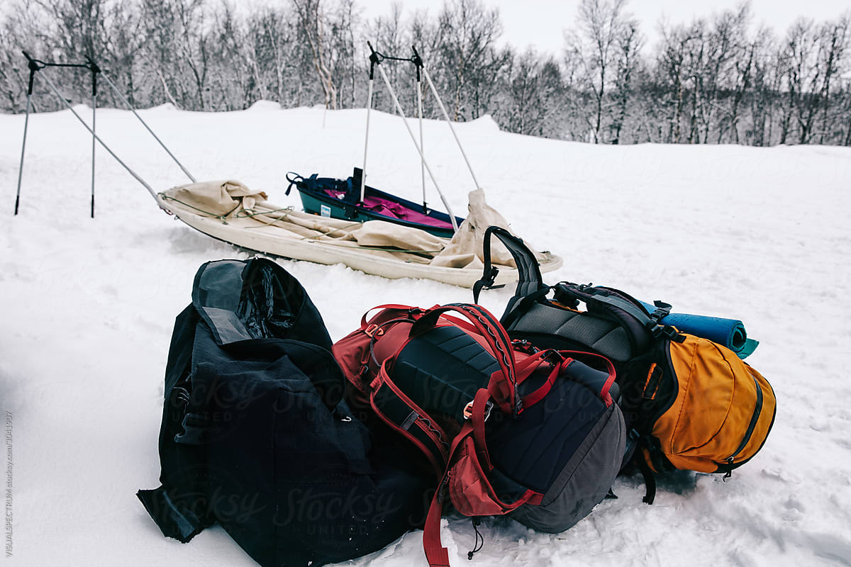 Backpacks And Cargo Sleds For Expedition