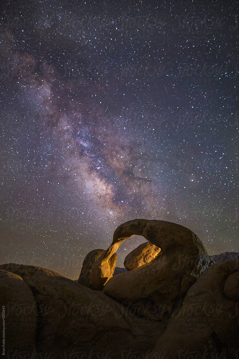 Milky Way Above Mobius Arch