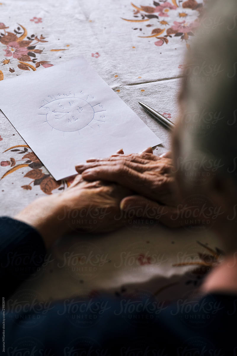 "Alzheimer's And Dementia Clock Drawing Test" by Stocksy Contributor