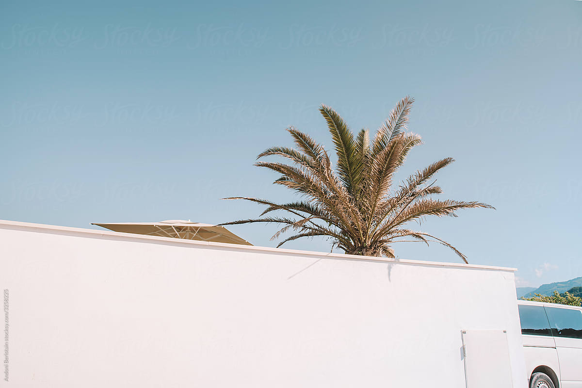 White van in Ibiza