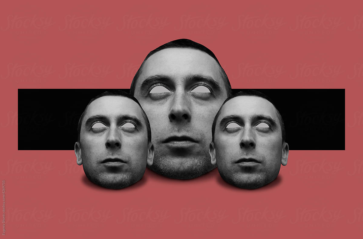 Three Male Heads