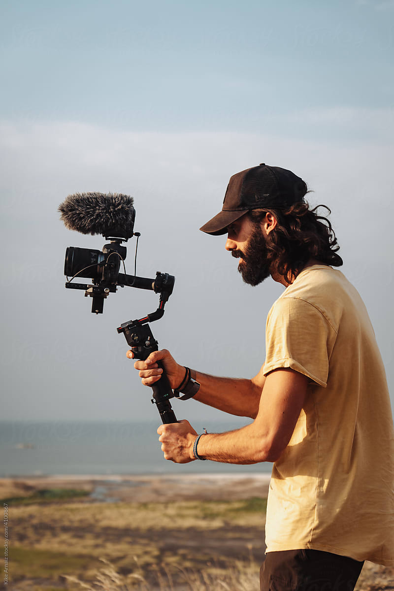 Filmmaker creating video content