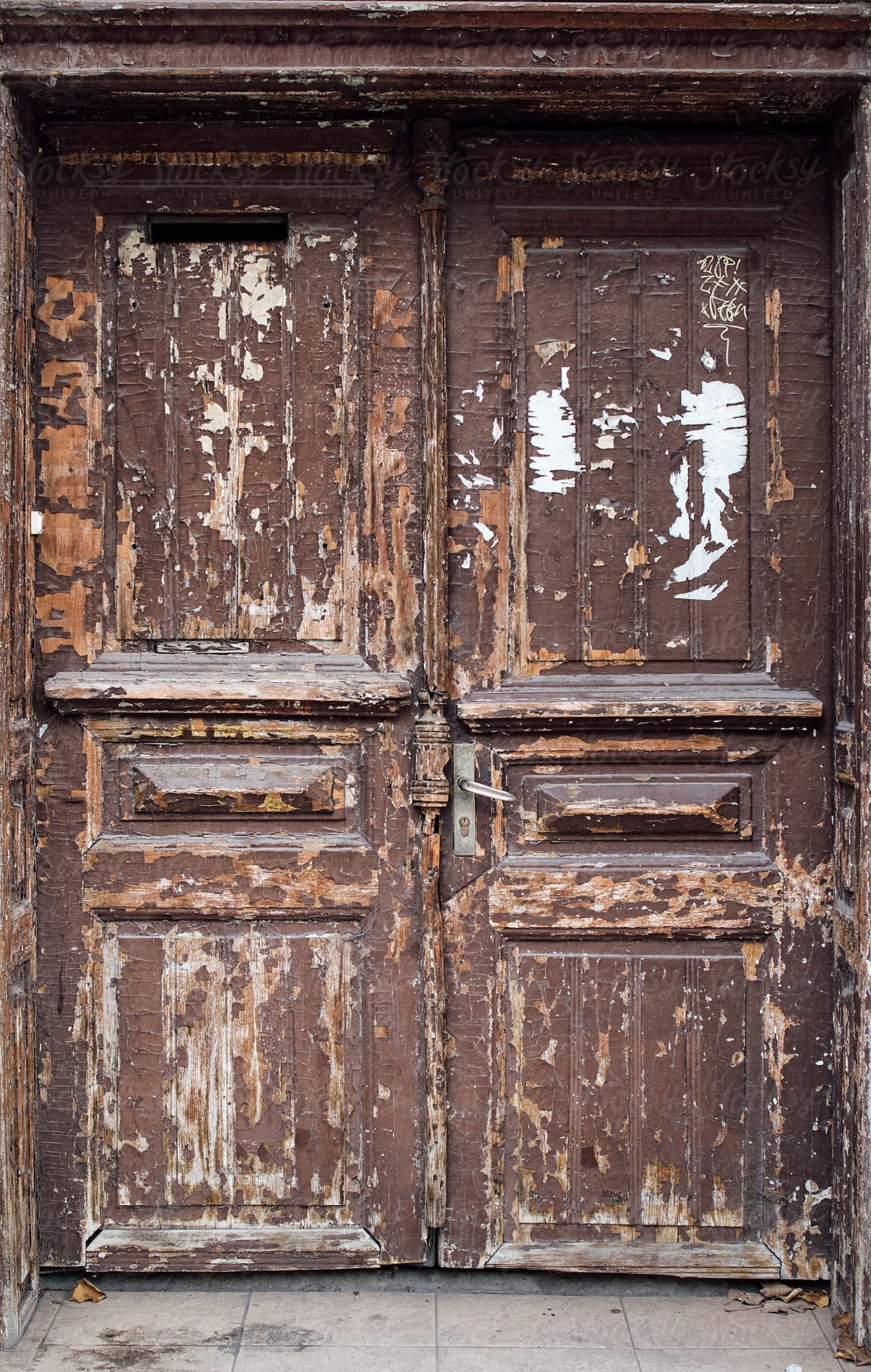 Brown weathered door