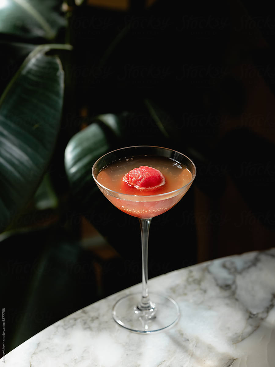 Sorbet cocktail