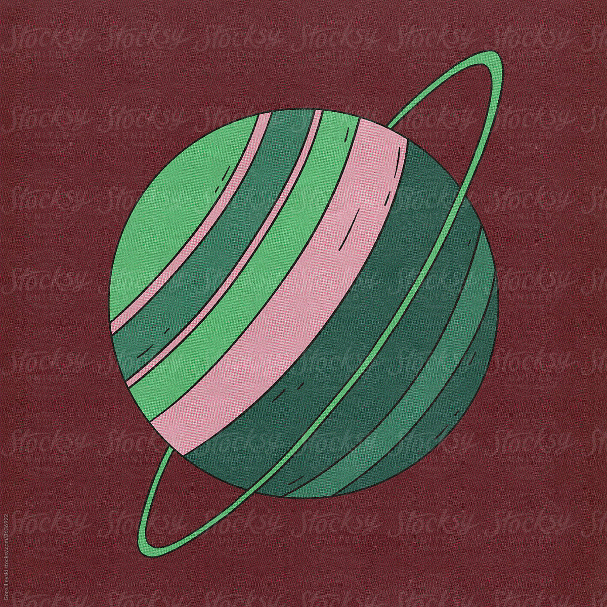 Planet Uranus Illustration