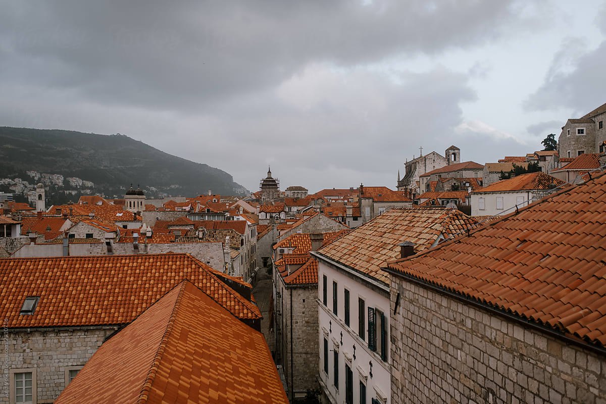 Roofs Of Old Houses