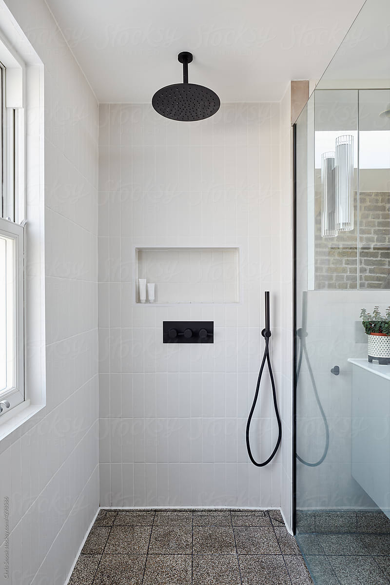 Bright and modern shower