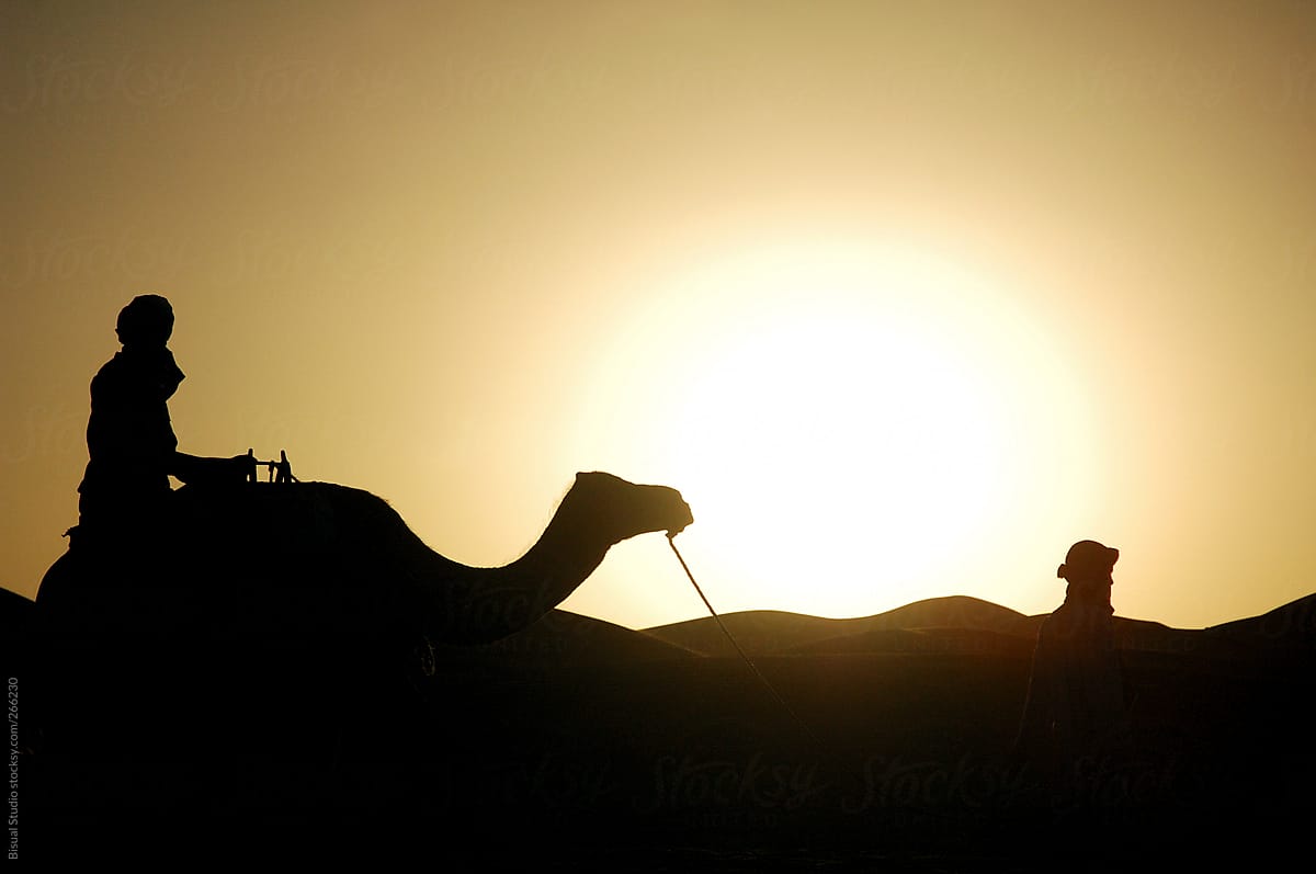 Sunset at Sahara, Morocco