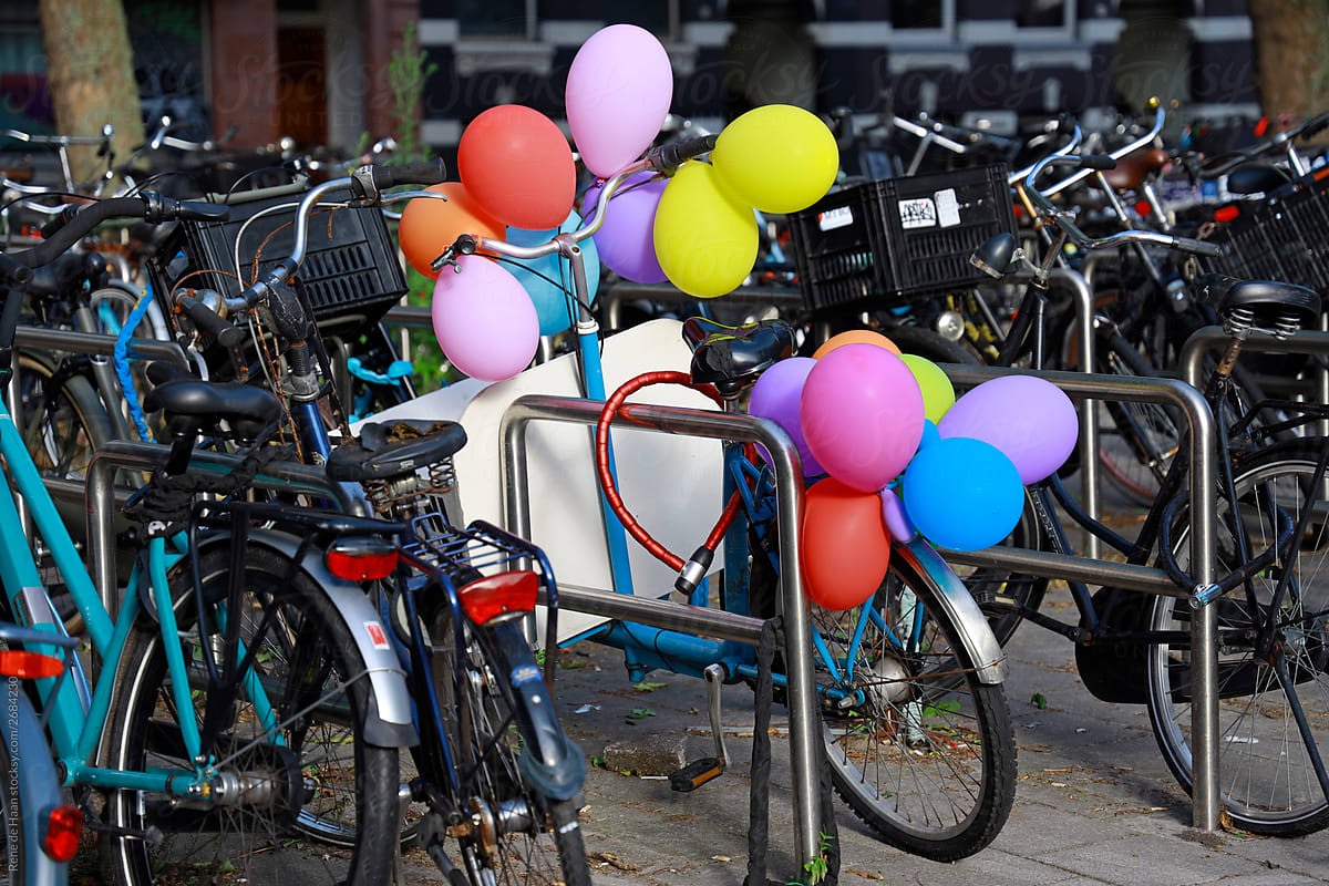 bikes and balloons