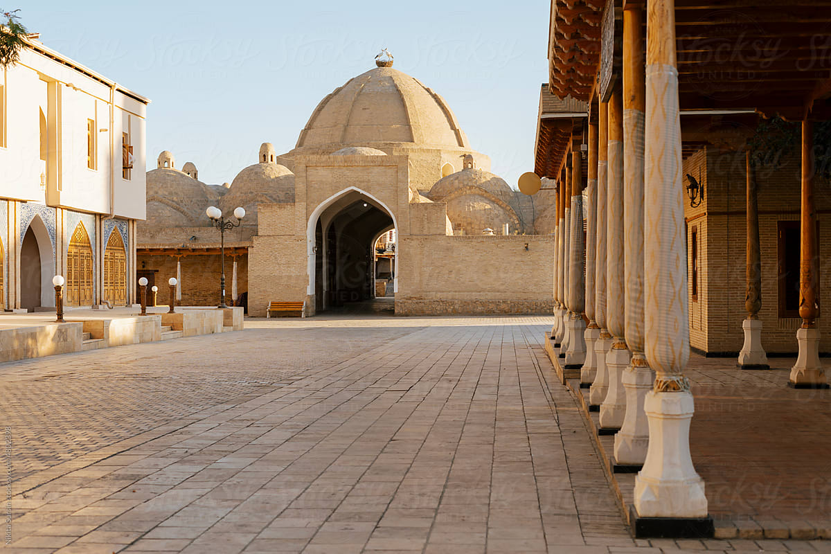 Toqi Zargaron bazaar in Bukhara, Uzbekistan
