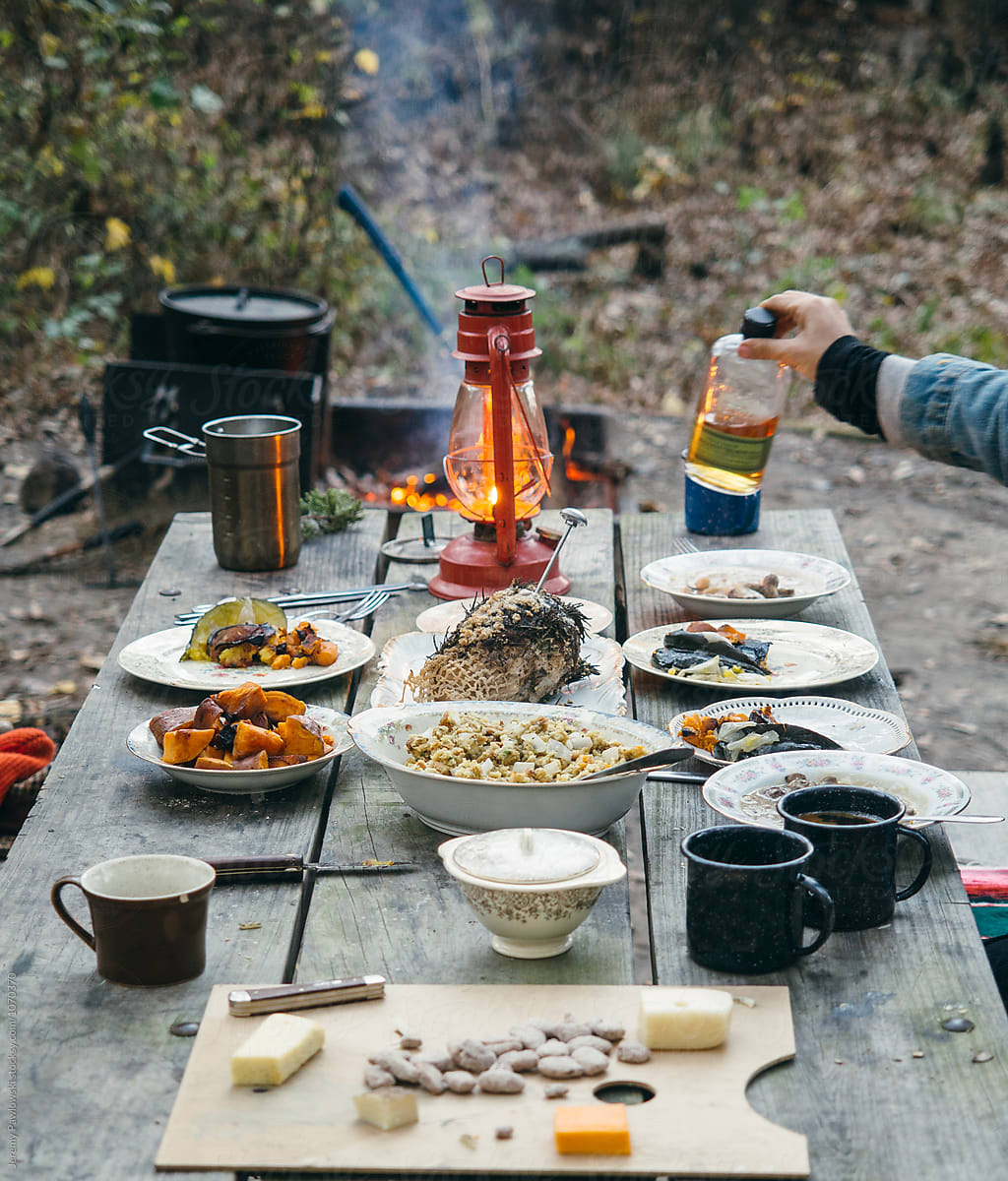 Outdoor Holiday Meal