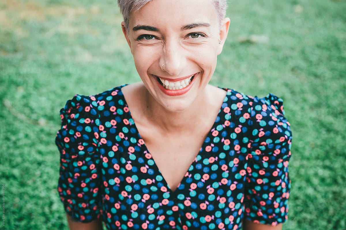 Portrait Of A Beautiful Smiling Woman By Stocksy Contributor Vera Lair Stocksy