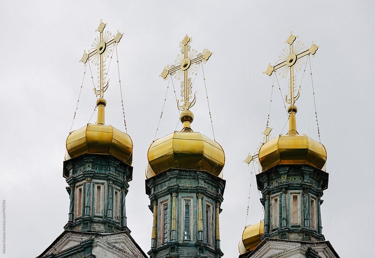 Trinity Cathedral in Verkhotursk,Russia