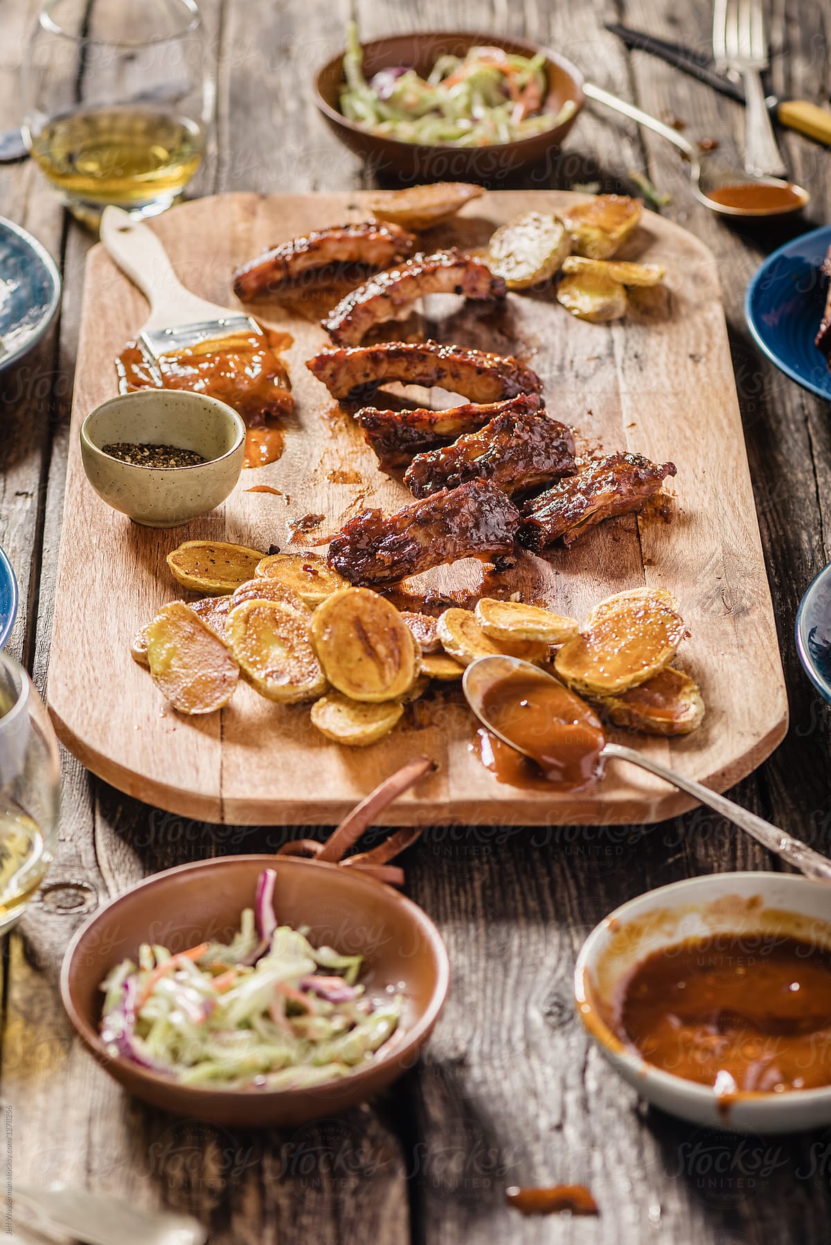 Dinner Party:  Barbecue Spare Ribs