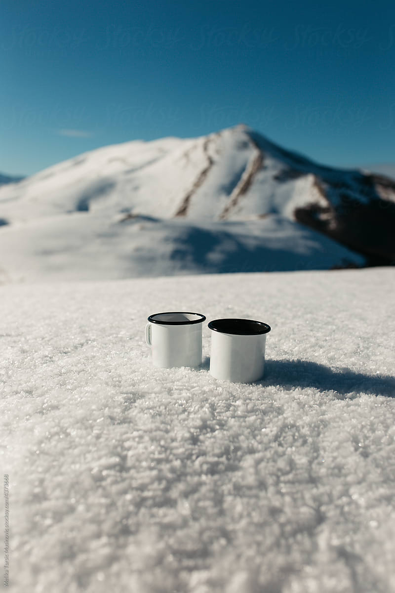 two cups of coffee