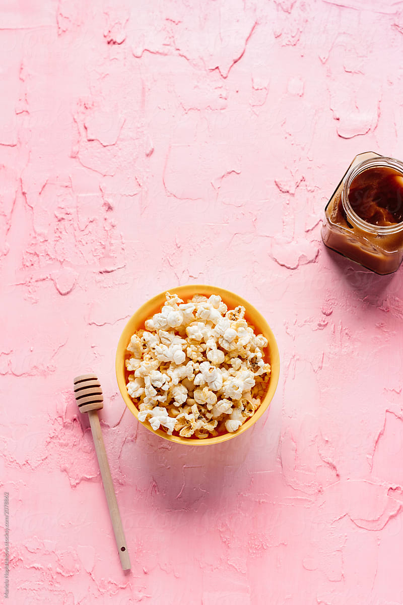 Popcorn and Dulce de Leche