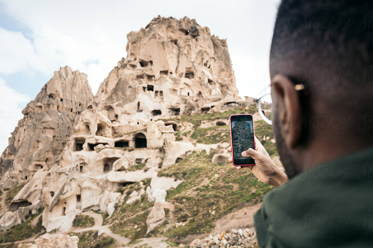 Tourist in Cappadocia