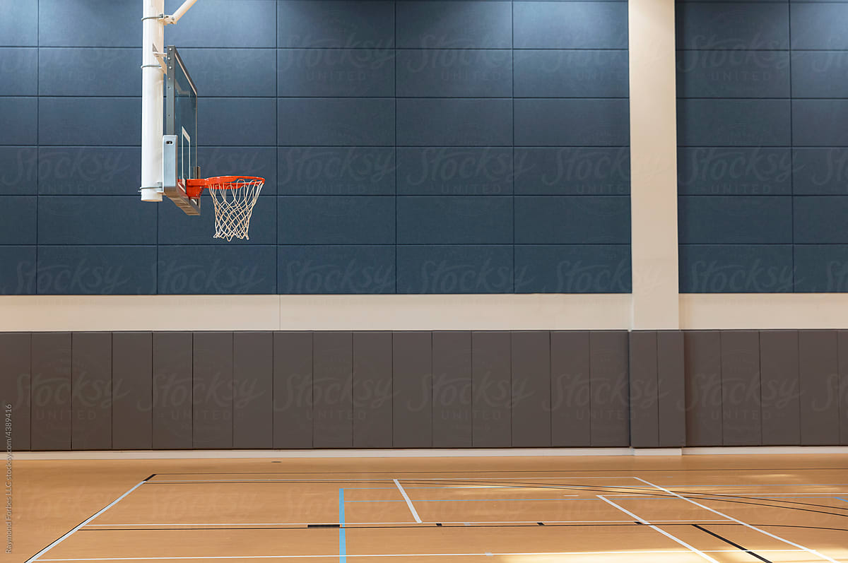 Basketball hoop and backboard