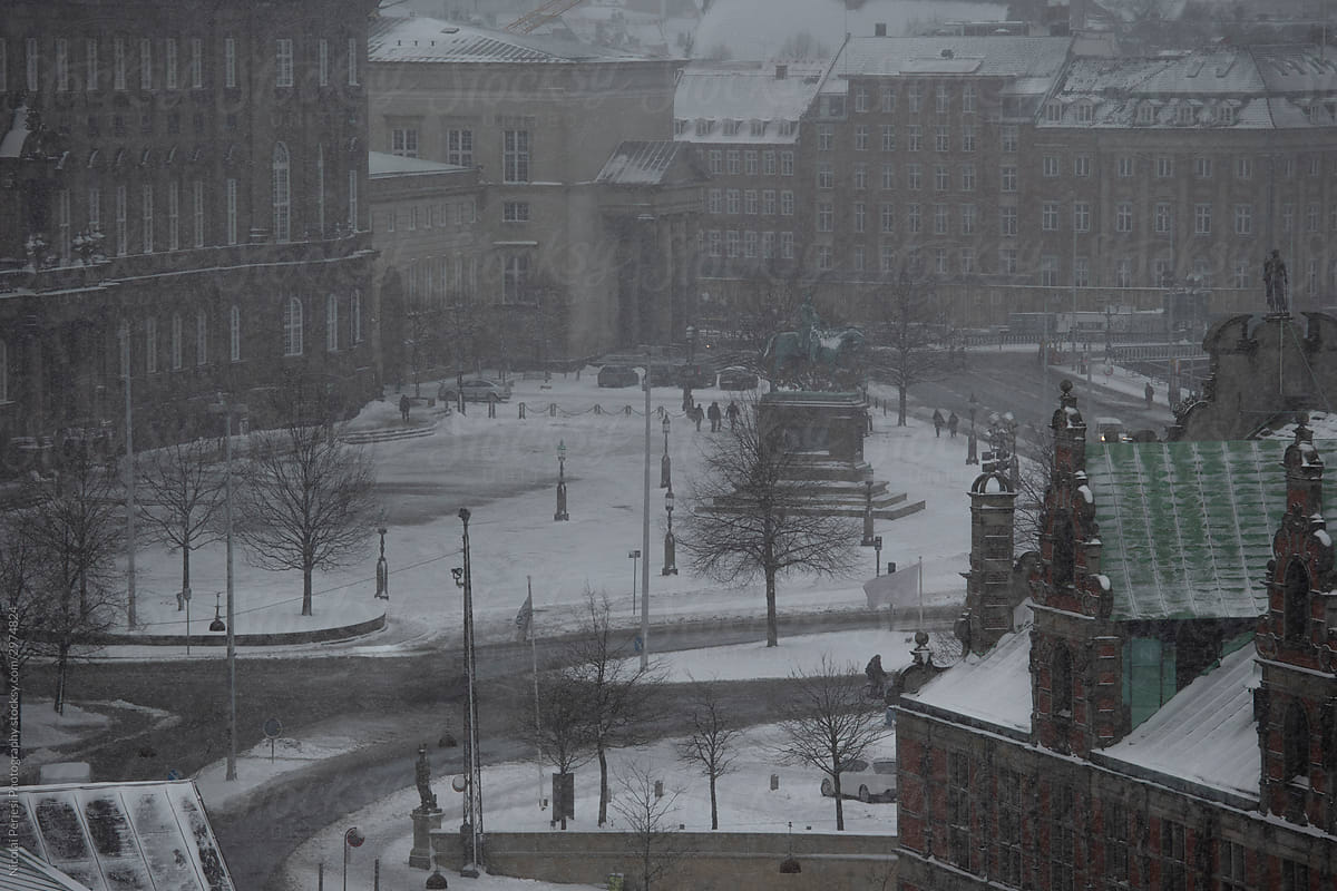 Copenhagen in the snow