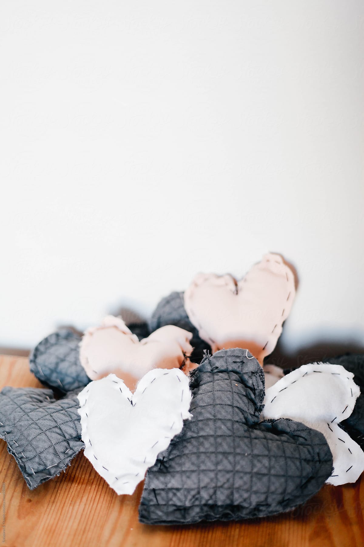 DIY Heart Pillows By Stocksy Contributor Pink House Organics Stocksy diy heart pillows by stocksy contributor pink house organics stocksy