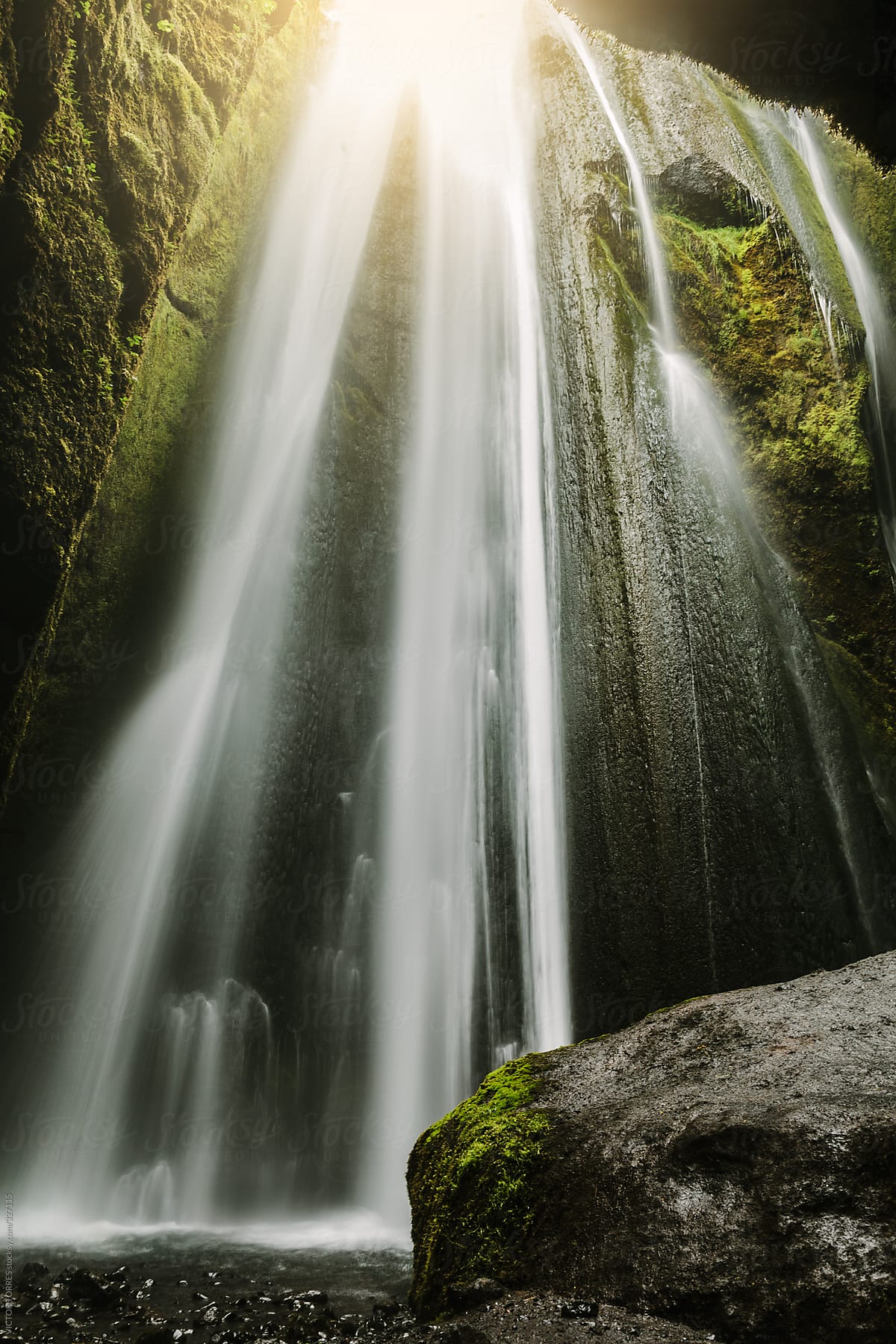 Glufrafoss Hidden Waterfall