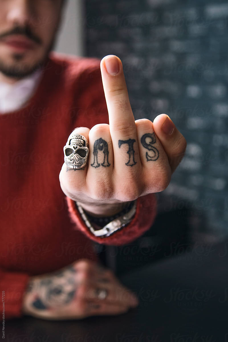 Finger Tattoos for Men | Finger tattoos, Knuckle tattoos, Hand tattoos