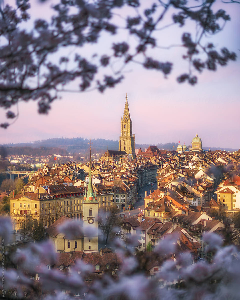 Springtime and the old city of Bern